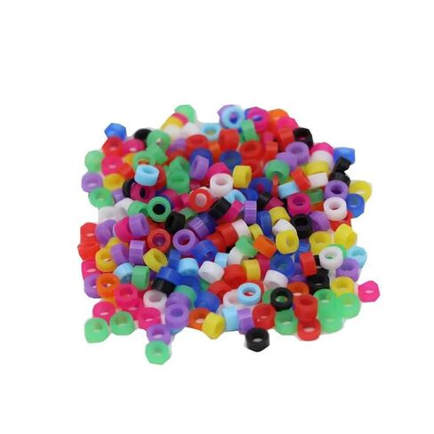 Foot Tag Clips Bird Ring Leg Bands, 100Pcs Bird Ring Leg Bands Multicolor 2-5mm for Parrot Finch Foot Rings(3mm) in Saudi Arabia