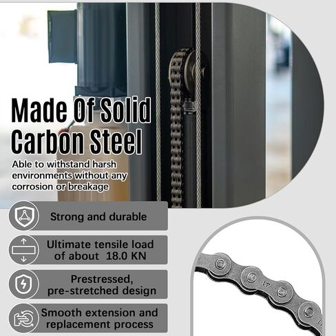Tandefio #41 20 ft Roller Chain for Driven Slide Gate Operator and More, Interchangeable for Chain Driven Slide gate Opener in Saudi Arabia