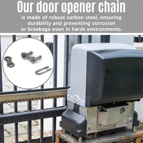 Tandefio #41 20 ft Roller Chain for Driven Slide Gate Operator and More, Interchangeable for Chain Driven Slide gate Opener in Saudi Arabia