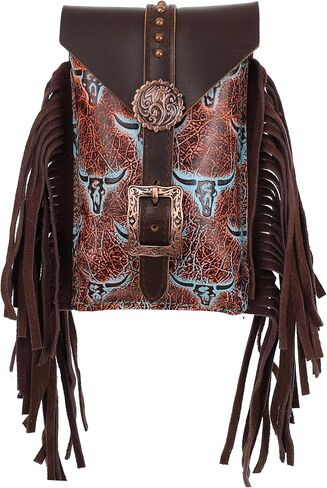 Showman Weathered Steer Rear Cinch Saddle Bag in Saudi Arabia
