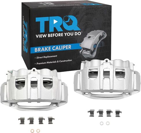 مجموعة الفرجار الفرامل الخلفية TRQ متوافقة مع 2008-2014 Ford E-150 E-250 2008-2019 E-350 Super Duty in Saudi Arabia