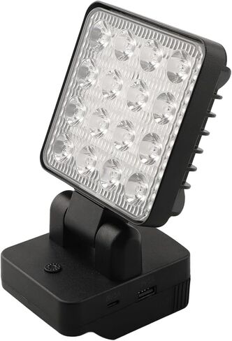 Cordless LED Work Light for LT SB18 SSD18 SSW18, 90° Bendable 330° Rotating Head, 1200-1500LM High Brightness Flashlight for Camping Workshop Outdoor Use in Saudi Arabia