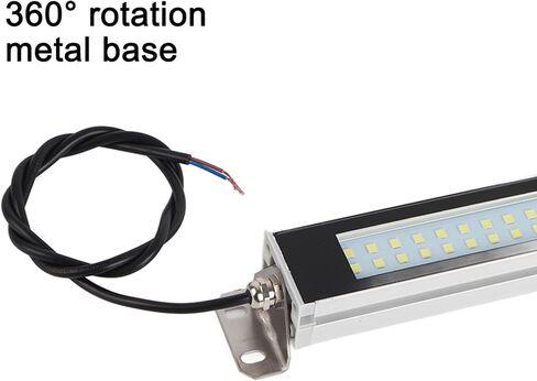 ضوء العمل LED صغير الحجم توليد الحرارة المنخفضة IP67 مادة سبائك الألومنيوم 24V 12W لمراكز التصنيع in Saudi Arabia