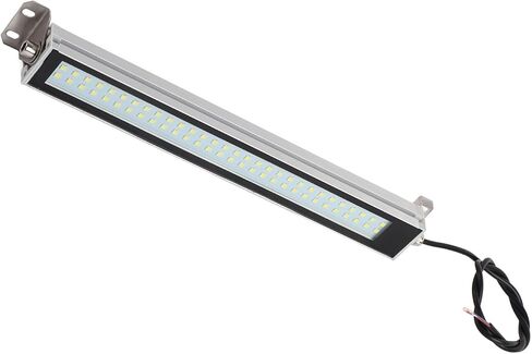 مصباح عمل LED مقاوم للانفجار من Goshyda، مصباح آلة صغير الحجم لفحص المنتج، سبائك ألومنيوم بيضاء 24 فولت in Kuwait