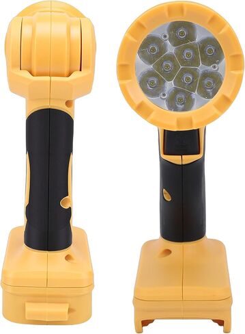 9 LED Optical System Cordless LED Work Light, 1000LM 500LM 2 Brightness Levels with 140 Degree Rotating Head, Portable Work Light with Durable Design, Ideal for Auto Repair, in Saudi Arabia