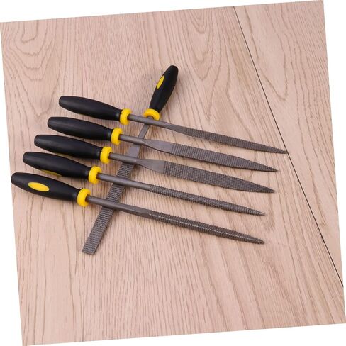 6pcs Mini Wood Rasp File Set with Ergonomic Hand Grip for Woodworking Durable Skid Handles for Controlled Strokes for Shaping Wood and More in Saudi Arabia