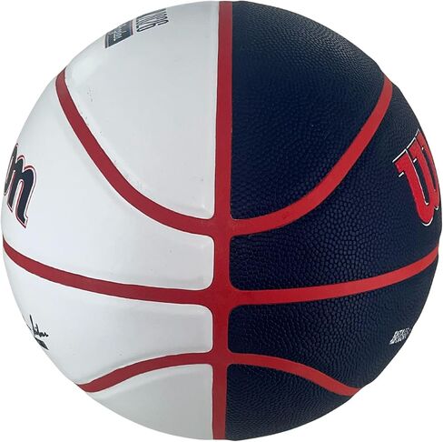 WILSON 2026 NBA All-Star Game White Panel Autograph Full Size Basketball - Los Angeles in Saudi Arabia