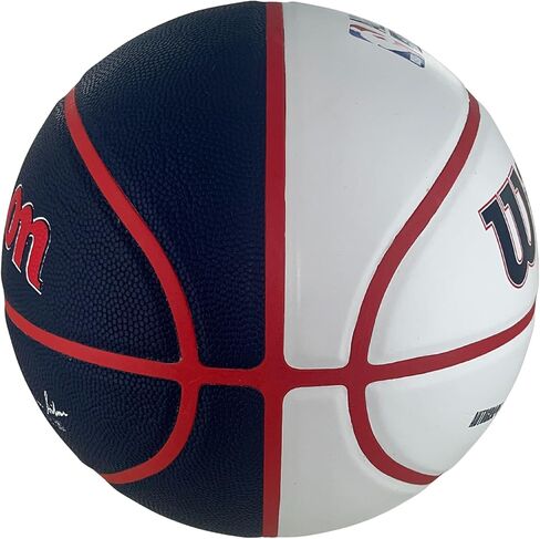 WILSON 2026 NBA All-Star Game White Panel Autograph Full Size Basketball - Los Angeles in Saudi Arabia