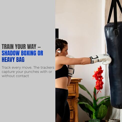 Boxing Punch Tracker – Bluetooth Sensors for Heavy Bag & Shadow Boxing – Track Speed, Power & Count – iOS & Android App in Saudi Arabia