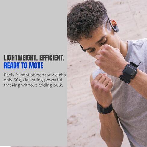 Boxing Punch Tracker – Bluetooth Sensors for Heavy Bag & Shadow Boxing – Track Speed, Power & Count – iOS & Android App in Saudi Arabia