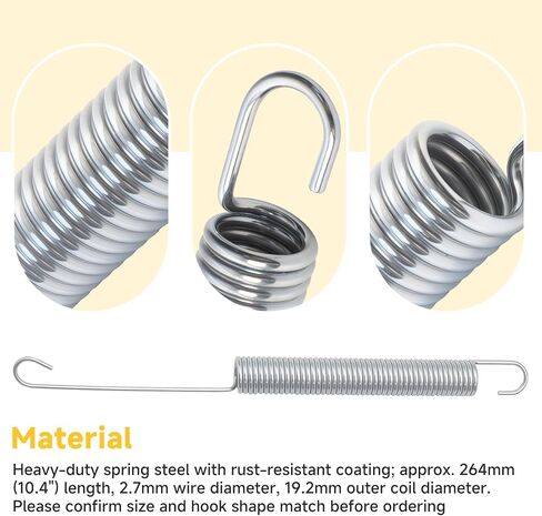 732-06226 Extension Spring Replacement Compatible with Cub Cadet Ultima ZT1/ZT2 42" 46" 50" 54" 60" Mower Tension Spring,Deck Drive Belt Tensioner Idler Return Spring for Zero-Turn Lawn Mowers in Kuwait