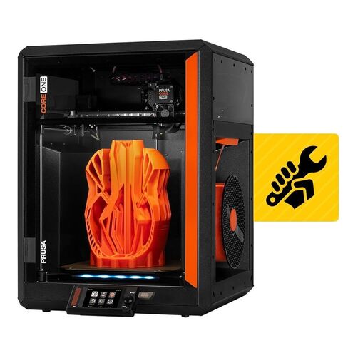 مجموعة طابعة Prusa CORE One ثلاثية الأبعاد الأصلية، أوراق طباعة قابلة للإزالة، مجموعة DYI للطابعة ثلاثية الأبعاد صديقة للمبتدئين، ممتعة للتجميع، معايرة تلقائية، عينة خيوط متضمنة، حجم الطباعة 9.8 × 8.6 × 10.6 بوصة in Kuwait