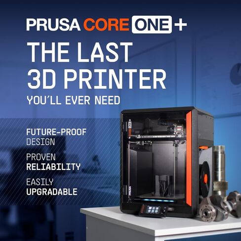 مجموعة طابعة Prusa CORE One ثلاثية الأبعاد الأصلية، أوراق طباعة قابلة للإزالة، مجموعة DYI للطابعة ثلاثية الأبعاد صديقة للمبتدئين، ممتعة للتجميع، معايرة تلقائية، عينة خيوط متضمنة، حجم الطباعة 9.8 × 8.6 × 10.6 بوصة in Kuwait