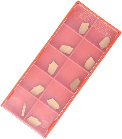 Carbide Inserts GTN-2 QC1402 Multilayer Coated CNC Lathe Cutting Tools with 0.079 Inch Width for Cut Off and Grooving on Steel Stainless Steel and Non Ferrous Metals Pack of 10 in Kuwait