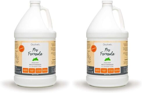Oxyfresh Premium Pro Formula Fresh Mint Mouthwash – Patented Zinc Mouthrinse for All Day Fresh Breath & Healthy Gums – Refreshing & Alcohol Free Mouthwash | 16oz in Kuwait