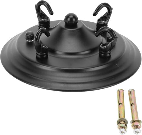 Uonlytech Chandelier Ceiling Hook Plate 6.29 Inch Multi-Hook Ceiling Plate for Pendant Light Fixtures Delicate Lamp Holder Creative in Saudi Arabia