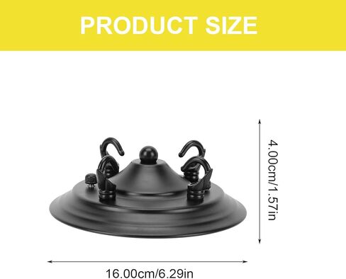 Uonlytech Chandelier Ceiling Hook Plate 6.29 Inch Multi-Hook Ceiling Plate for Pendant Light Fixtures Delicate Lamp Holder Creative in Saudi Arabia