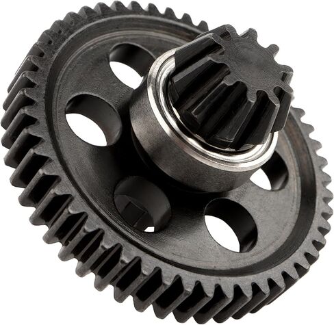RC Upgraded Steel Spur Gear with Pinion Gear 16401G & Drive Shaft Gear 16402G Spare Parts for All H16BM H14BM 14210 JC14EP H14BM 1/14 1/16 Scale Trucks in Kuwait