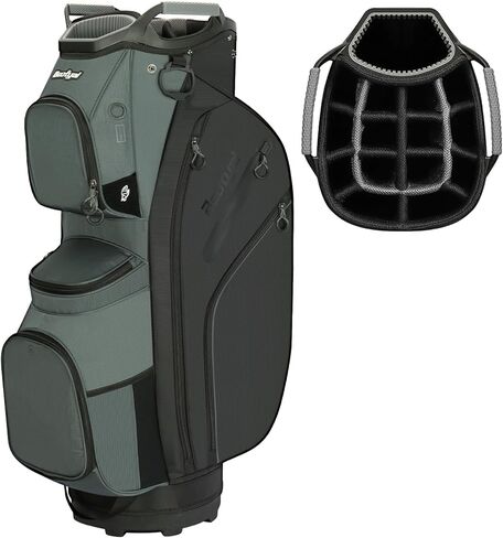 حقيبة عربة الجولف 15 طريقة منظم مقسم حقيبة عربة نادي الجولف للرجال والنساء مع مبرد ومقابض وغطاء للمطر in Kuwait