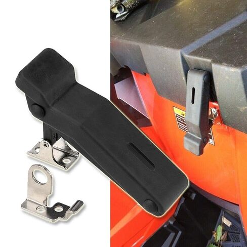 Rubber Latch, 2 Pcs Front Storage Latch T Handle Draw Latches Stainless Steel Draw Latch Black Catch Buckle for 7081927 ﻿ in Saudi Arabia