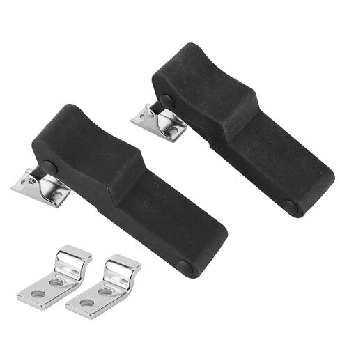 Rubber Latch, 2 Pcs Front Storage Latch T Handle Draw Latches Stainless Steel Draw Latch Black Catch Buckle for 7081927 ﻿ in Saudi Arabia