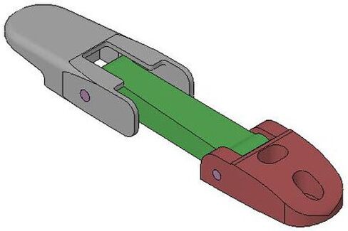 Southco 37-30-294-60 Flexible Draw Latch, Lever Assisted, Short Latch Body, Glass Filled Nylon Hardware in Saudi Arabia