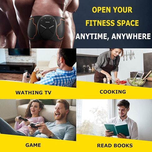 حزام اللياقة البدنية Abs محفز تدريب العضلات معدات تدريب اللياقة البدنية Ab حزام الحبر الأساسي للبطن/الذراع/الساق للاستخدام المنزلي in Kuwait