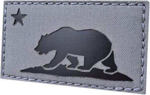Infrared IR California Republic State Flag 3.5x2 IFF Tactical Morale Touch Fastener Patch (Multicam) in Kuwait