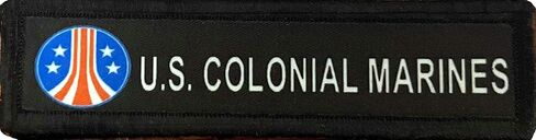 RedheadedTshirts - 1x4 Aliens Colonial Marines Morale Patch صُنع في الولايات المتحدة الأمريكية مثالي لحقيبة الظهر أو معدات مولي أو قبعة أو قبعة المشغل! in Saudi Arabia