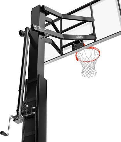طوق كرة السلة Spalding 888™" Series 72" من الزجاج المقوى الموجود داخل الأرض in Saudi Arabia