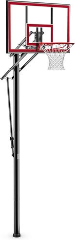 Spalding 44" Shatter-Proof Polycarbonate Pro Glide® Lite In-Ground Basketball Hoop in Saudi Arabia