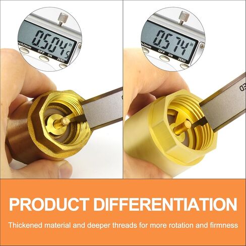 GASHER 2PCS Brass Check Valve 1" Female Thread, Backflow Prevention, One Way Check Valves(new) in Saudi Arabia