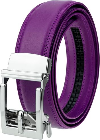 Gelante Ratchet Belt for Men, Mens Belts Leather 1.3'' Adjustable Trim to Fit Dress Belt in Kuwait