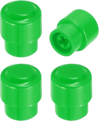 MECCANIXITY 4Pcs 3 Way 5 Way Guitar Toggle Switch Tip, Plastic Cross-Slot Push-in Toggle Pickup Switch Knob Tip for SQ ST TL Electric Guitar Replacement Parts, Green in Saudi Arabia