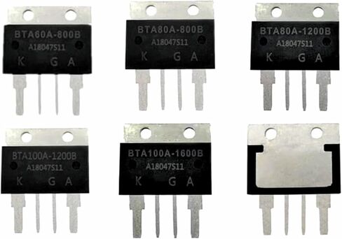 2PCS/Lot BTA100A-1600B BTA80A 60A 100A 800B 1200B 1600B in-line TO-4P bidirectional thyristor 800V 1200V 1600V(BTA100A,1200B) in Kuwait