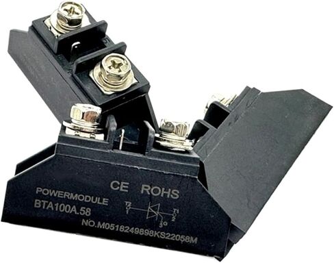 1PCS BTA100A bidirectional thyristor BTA40A BTA50A BTA60A BTA80A BTA100A 1000V thyristor Module BTA100A M220.58(Radiator RS1040) in Kuwait
