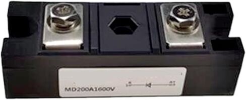 1PCS MD300A1600V 100A 110A 130A 135A 160A 182A 200A 300A1600V high-Power Anti-Reverse Continuous Current diode Module(Radiator 2095) in Kuwait