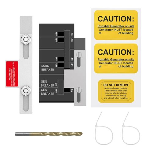 طقم تعشيق المولد متوافق مع مطرقة Eaton Cutler وعداد Homeline Square D الرئيسي 150 أو 200 أمبير، قواطع رئيسية ومولدات مجاورة، للاستخدام الآمن للطاقة المحمولة أثناء انقطاع التيار الكهربائي in Kuwait