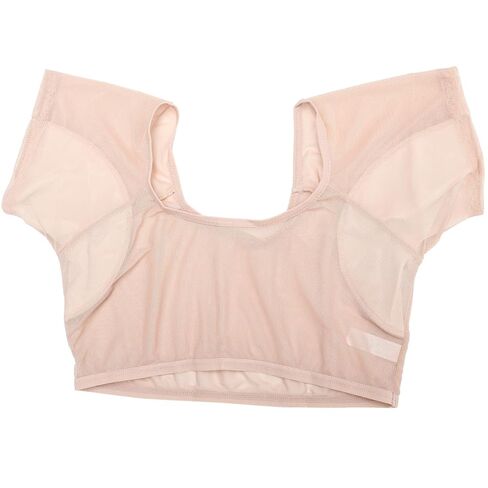 Hemoton Underarm Sweat Vest for Women Sweatproof Shirt with Cotton Sweat Pads Breathable Transparent Mesh Leakproof Underwear for Daily Use in Saudi Arabia