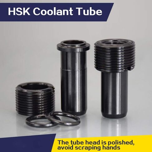 الأسهم الأمريكية HSK100 أنبوب أنبوب التبريد 10 قطعة مع صامولة دوارة على شكل حرف O لحاملي الأدوات HSK100 in Saudi Arabia