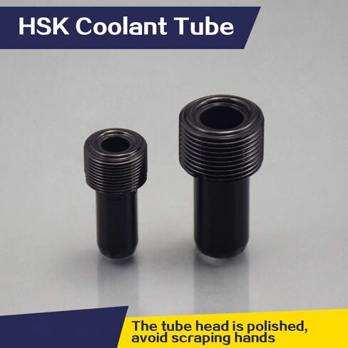الأسهم الأمريكية HSK100 أنبوب أنبوب التبريد 10 قطعة مع صامولة دوارة على شكل حرف O لحاملي الأدوات HSK100 in Saudi Arabia