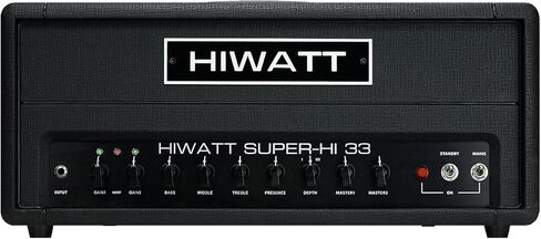 Hiwatt Super-HI 33 Head 30W 2-Channel مضخم صوت الجيتار الكهربائي مع مكاسب قصوى in Saudi Arabia