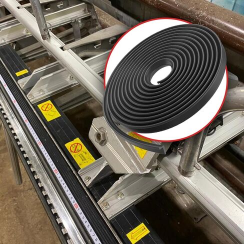 10512 Vinyl Strip 10'-6" for Tapco Pro 14, Pro 19, Maximum Bending Siding Brake Replacement Kit, Replacement for Tapco Brake Parts - Black in Kuwait