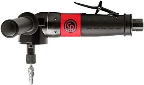 Chicago Pneumatic CP3550-120ACC - أداة مطحنة الهواء، لحام، أعمال النجارة، تفاصيل السيارات، ملمع من الفولاذ المقاوم للصدأ، مطحنة زاوية قائمة، 1/4 بوصة (6 مم)، 1.48 حصان / 1100 واط - 12000 دورة في الدقيقة in Saudi Arabia