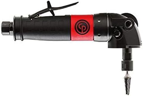 Chicago Pneumatic CP3550-120ACC - أداة مطحنة الهواء، لحام، أعمال النجارة، تفاصيل السيارات، ملمع من الفولاذ المقاوم للصدأ، مطحنة زاوية قائمة، 1/4 بوصة (6 مم)، 1.48 حصان / 1100 واط - 12000 دورة في الدقيقة in Saudi Arabia
