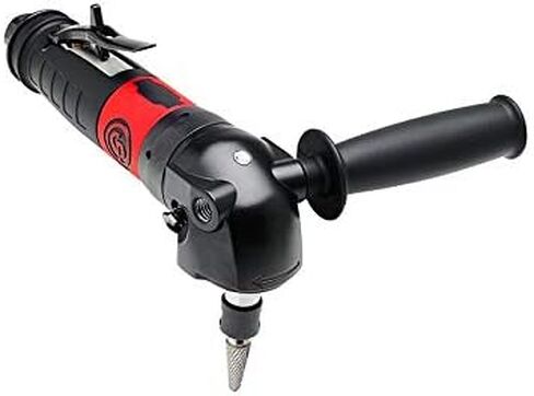 Chicago Pneumatic CP3550-120ACC - أداة مطحنة الهواء، لحام، أعمال النجارة، تفاصيل السيارات، ملمع من الفولاذ المقاوم للصدأ، مطحنة زاوية قائمة، 1/4 بوصة (6 مم)، 1.48 حصان / 1100 واط - 12000 دورة في الدقيقة in Saudi Arabia