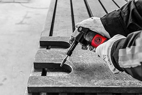 Chicago Pneumatic CP3550-120ACC - أداة مطحنة الهواء، لحام، أعمال النجارة، تفاصيل السيارات، ملمع من الفولاذ المقاوم للصدأ، مطحنة زاوية قائمة، 1/4 بوصة (6 مم)، 1.48 حصان / 1100 واط - 12000 دورة في الدقيقة in Saudi Arabia