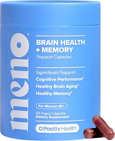 كبسولات مينو لصحة الدماغ + دعم الذاكرة - دعم يومي للأداء المعرفي والتركيز والشيخوخة الصحية للدماغ - مع الفوسفاتيديل سيرين والكرياتين وأوراق المريمية وهوبرزين أ - 30 وجبة in Kuwait