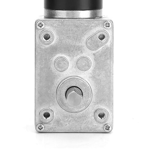 DC 12V Worm Gear Motor, High Torsion Speed Reduce Electric Motor Reversible Gear Reduction Electric Motor 8mm Shaft 12V(12V,50RPM) in Saudi Arabia