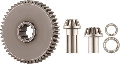 Steel Input Spur Gear & Bearing for HyperGO 1/16 H16BM H16PL H16GT H16DR 16207 16208 16209 16210 1/14 H14BM 14209 14210 14301 14303 Series Upgrades Part in Kuwait